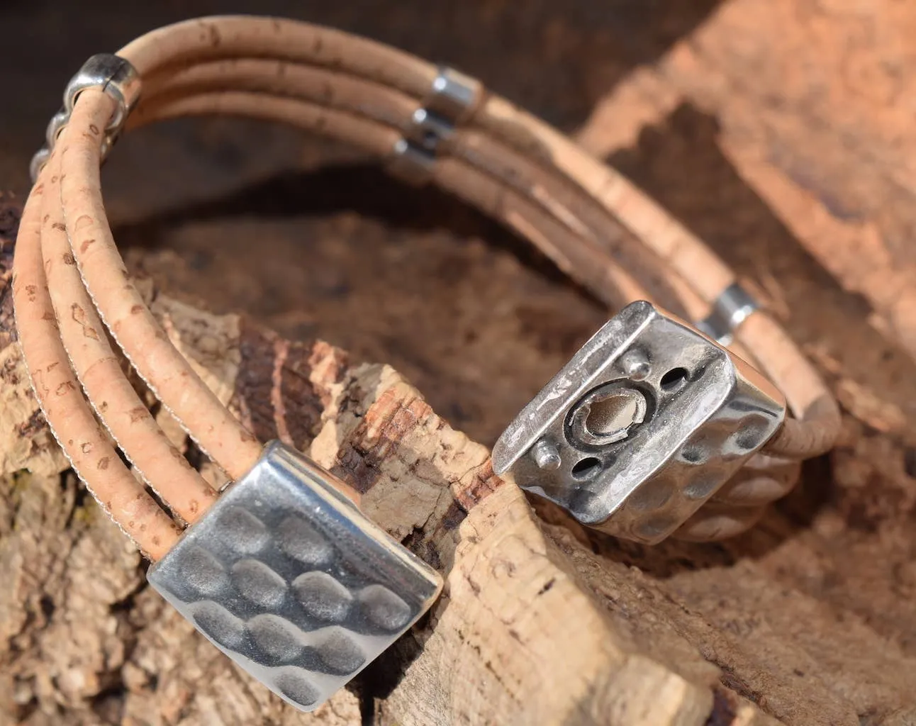 Men's Cork Bracelet - Triple