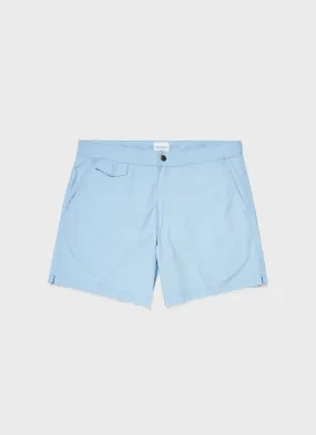 Men's Tailored Swim Short in Light Blue