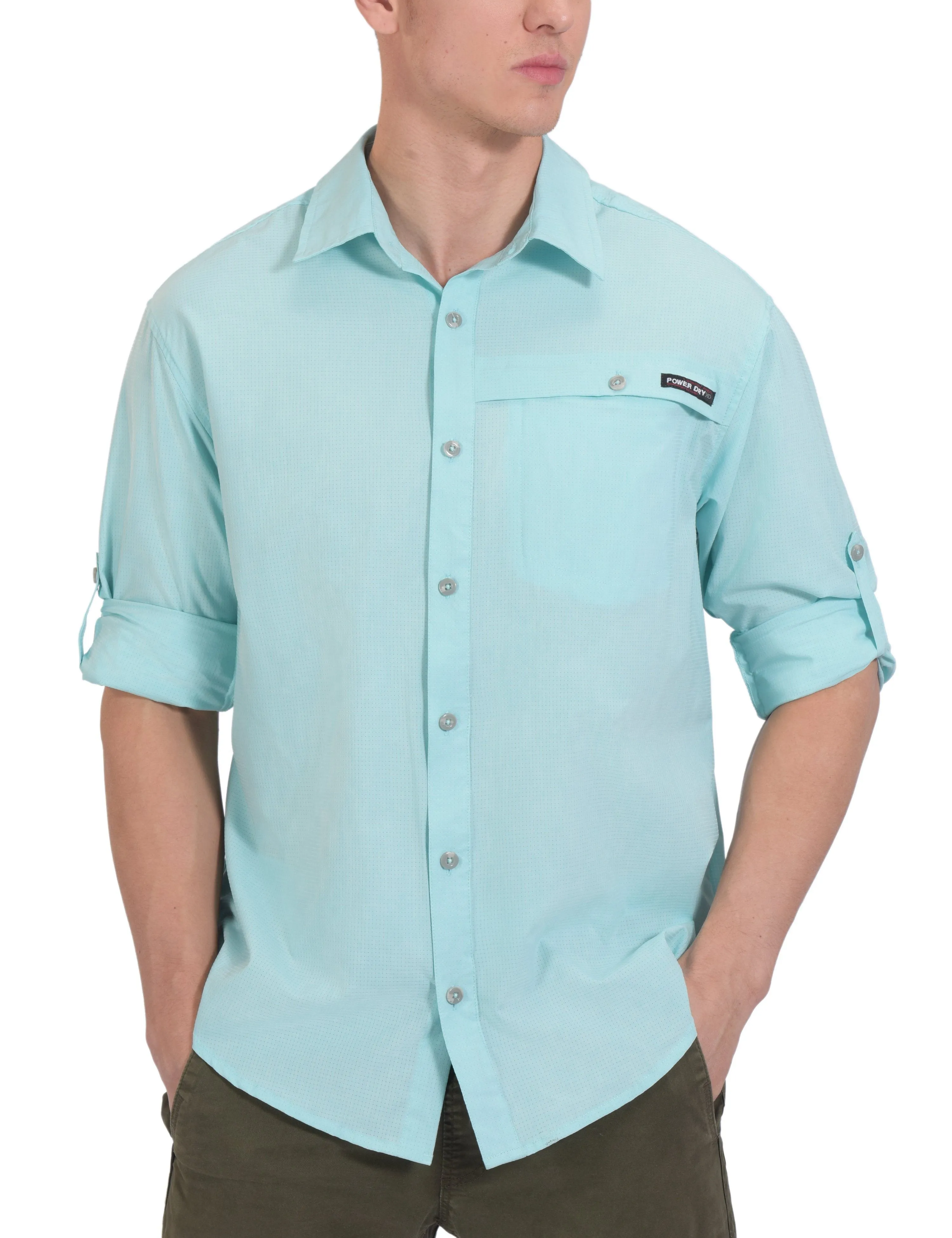 Men's UPF 50  UV Protection Air-Holes Tech Shirt