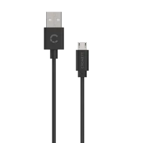 Micro USB to USB-A Cable - Black 1m