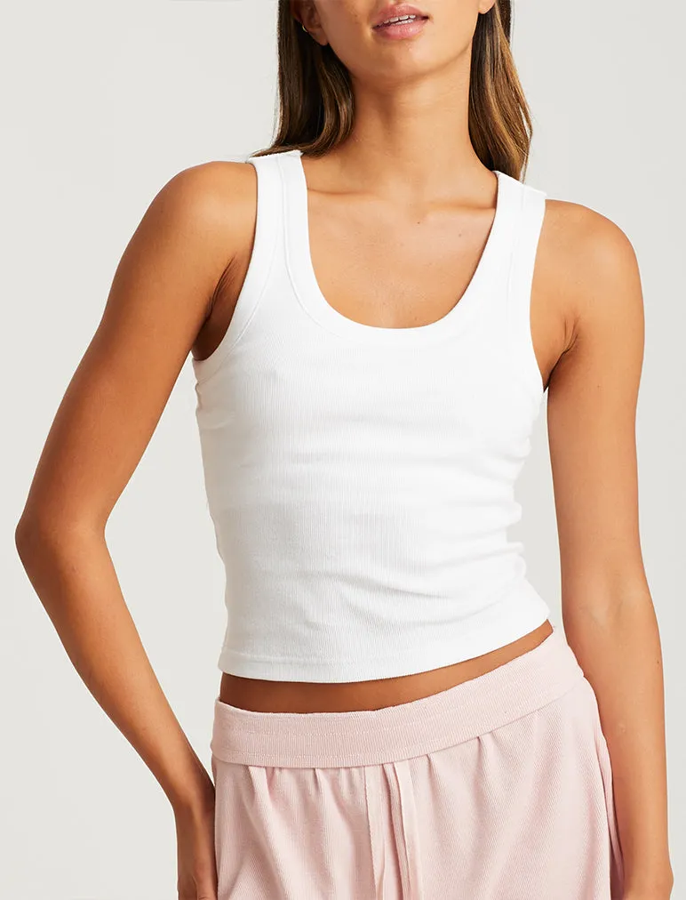 Milla Short Rib Shelf Bra Tank