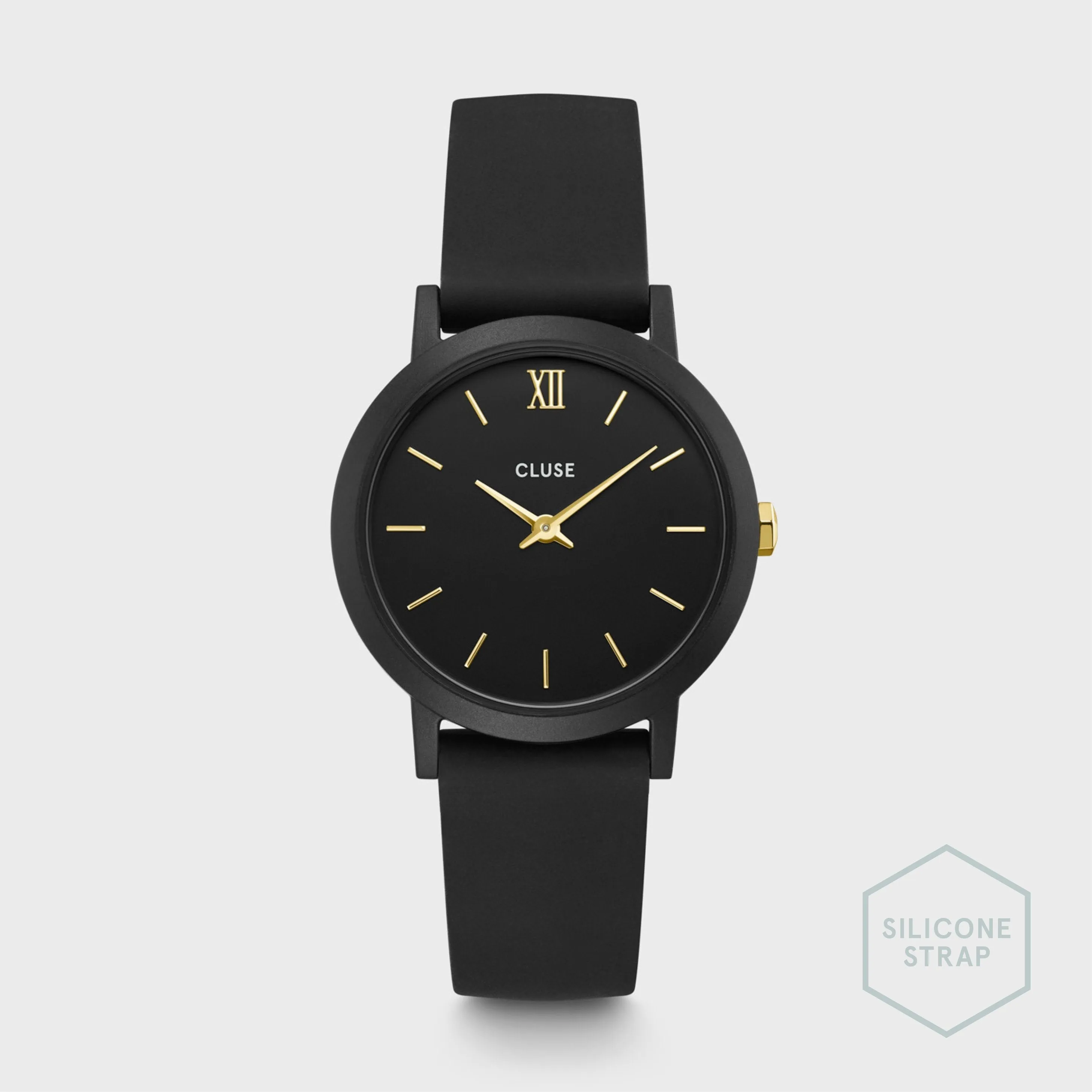 Minuit Nylon Black, Gold Colour