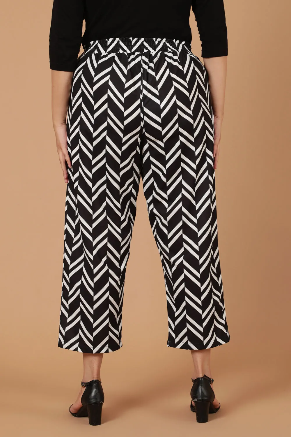 Monochrome Chevron Pants