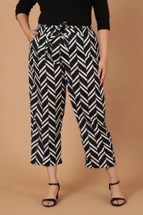 Monochrome Chevron Pants