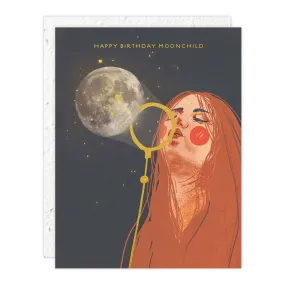 Moon Child - Birthday Card