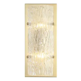 Morgan 376W02SB 2-Light Wall Sconce - Satin Brass