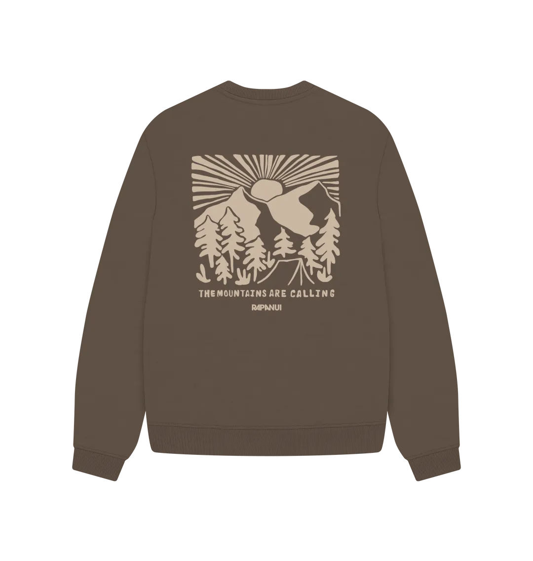 Mountains Calling Oversized Sweatshirt