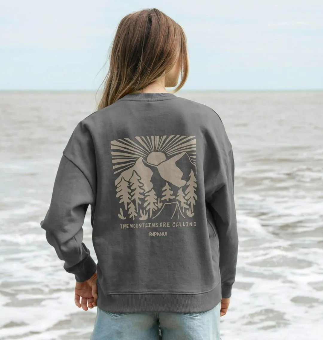 Mountains Calling Oversized Sweatshirt