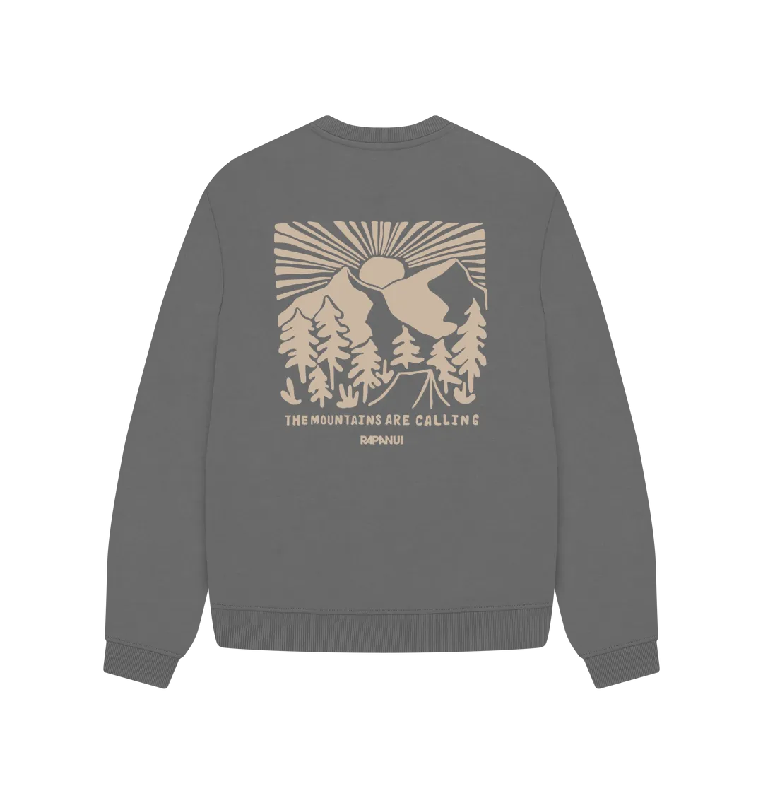 Mountains Calling Oversized Sweatshirt