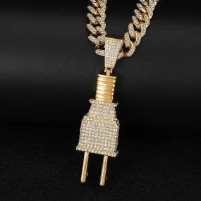 New Fashion Style Plug Rhinestone Pendant