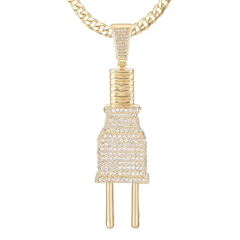 New Fashion Style Plug Rhinestone Pendant