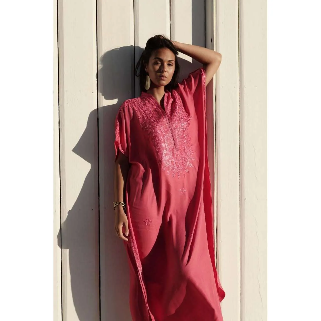 New Pink Berber Kaftan