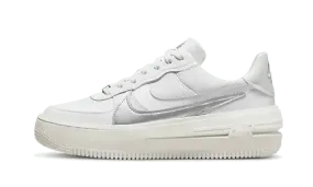 Nike Air Force 1 Low Platform Summit White Metallic Silver