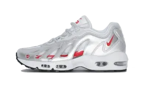 Nike Air Max 96 Metallic Silver Supreme