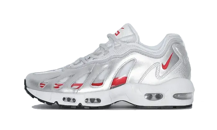 Nike Air Max 96 Metallic Silver Supreme