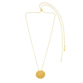 Nostalgia Adjustable Diagonal Necklace Gold Plating