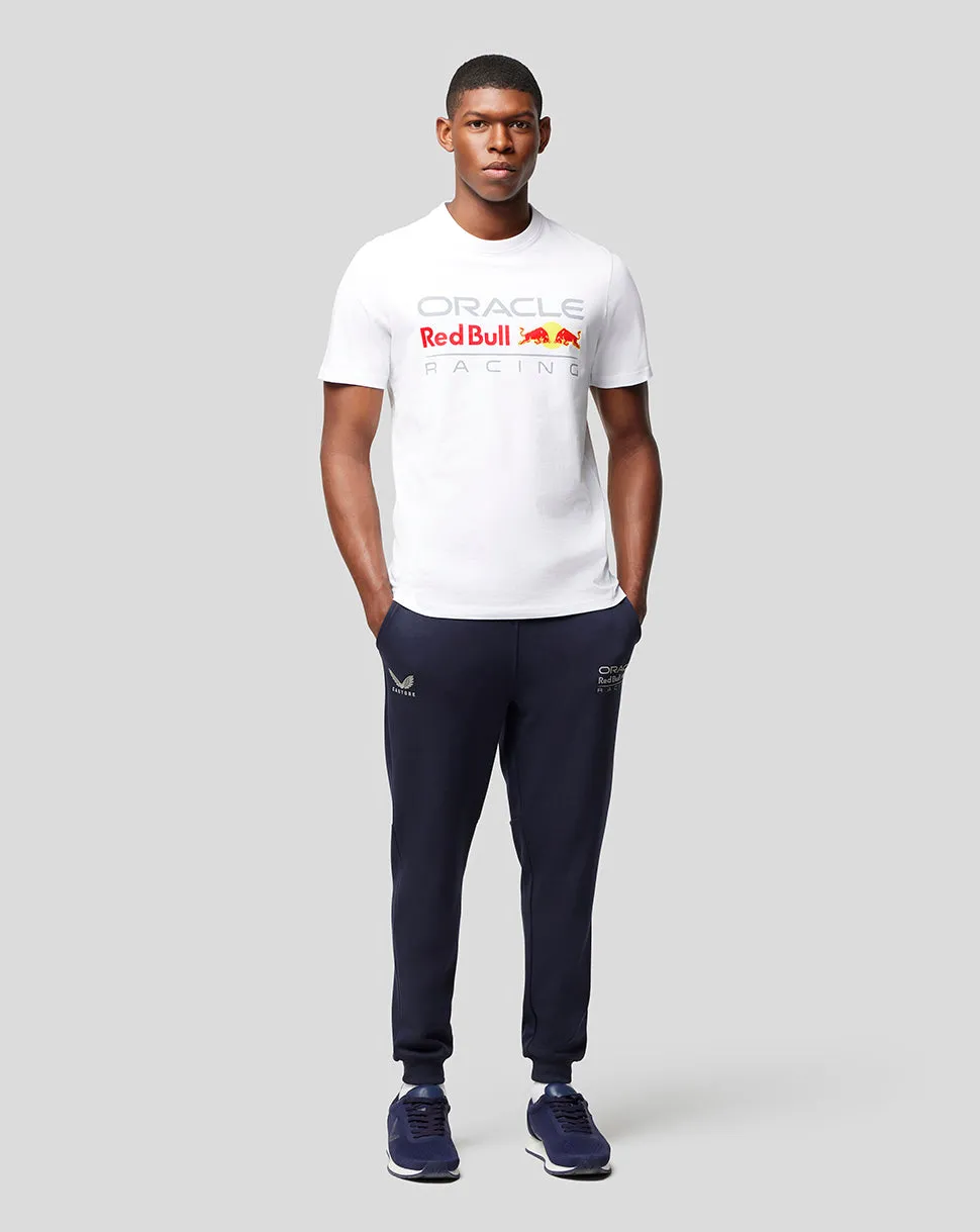 ORACLE RED BULL RACING UNISEKS T-SHIRT MET LOGO - WIT