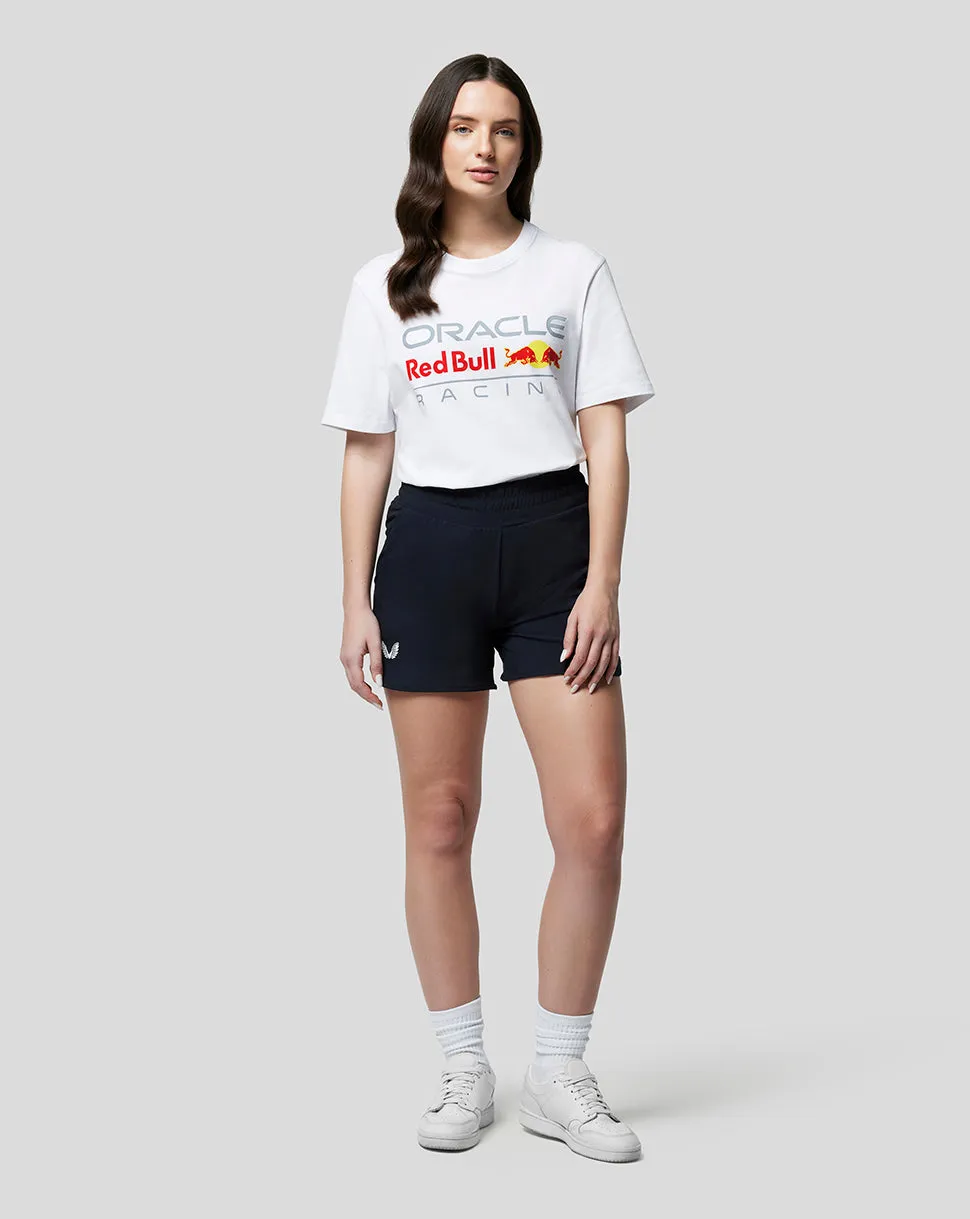 ORACLE RED BULL RACING UNISEKS T-SHIRT MET LOGO - WIT