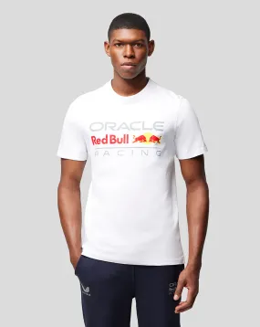 ORACLE RED BULL RACING UNISEKS T-SHIRT MET LOGO - WIT