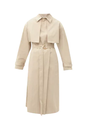 Organic Cotton-blend Trench Coat