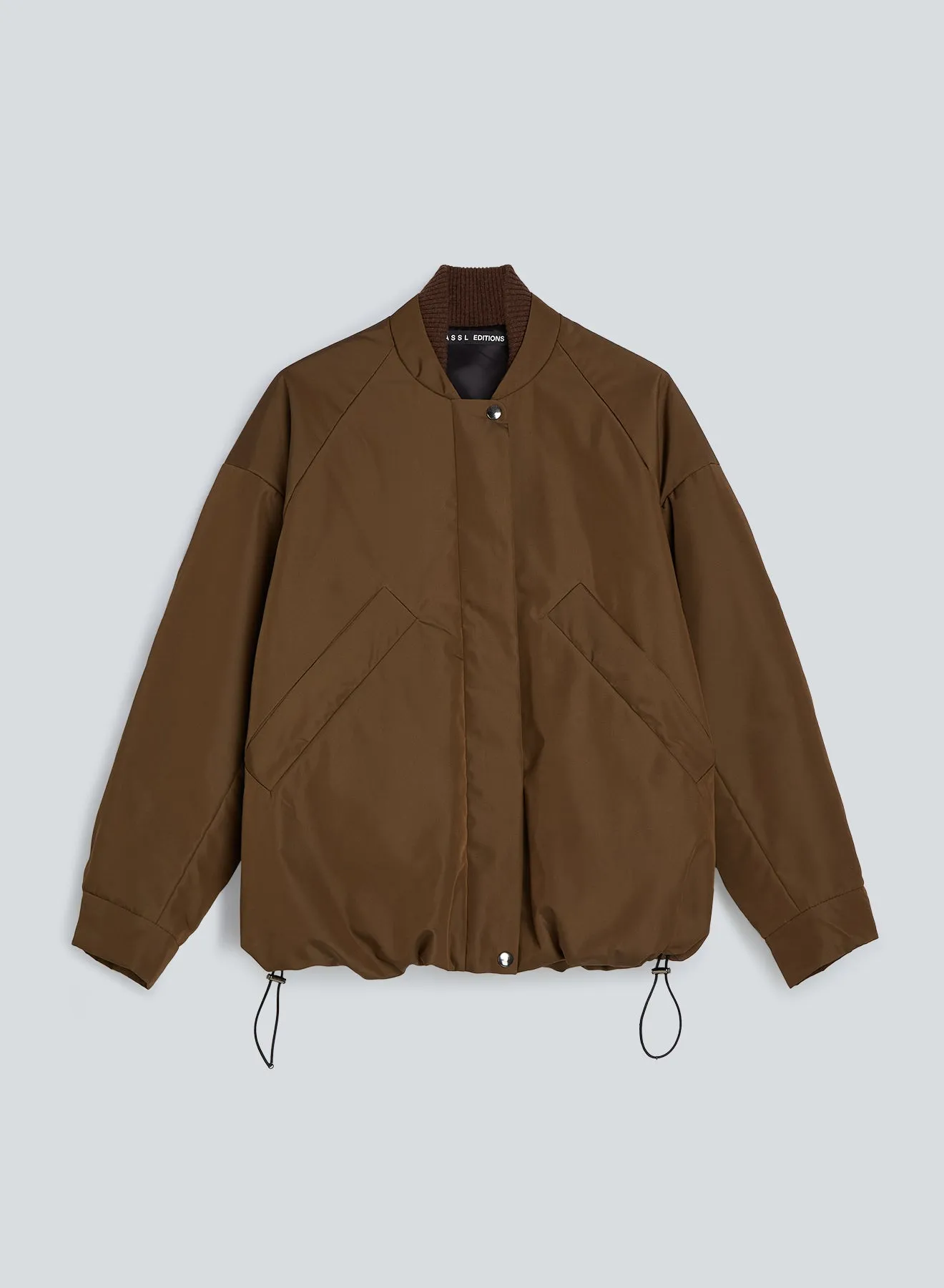 Oversized bomber nylon | breen