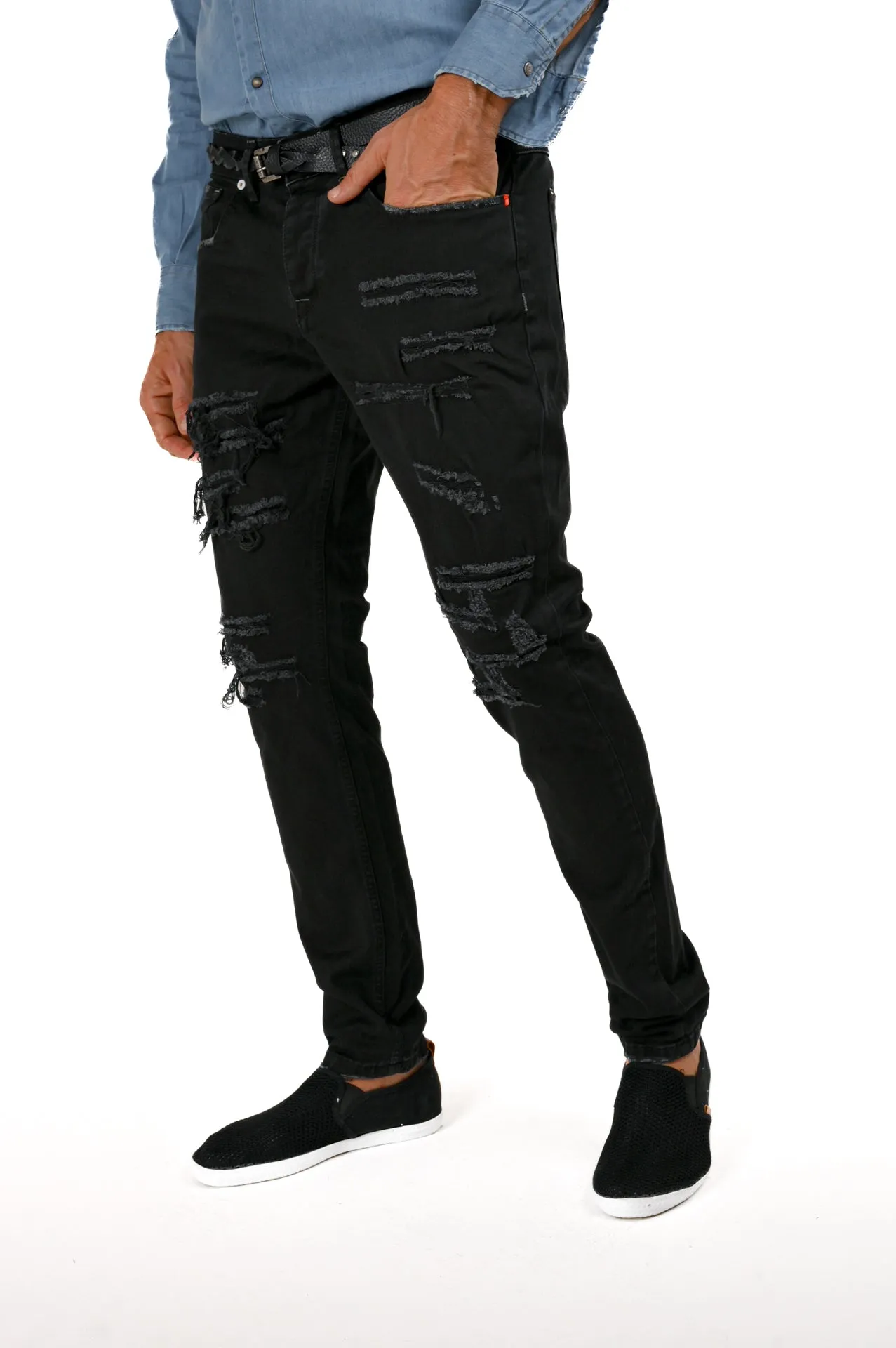 Pantaloni slim London Bull SS22