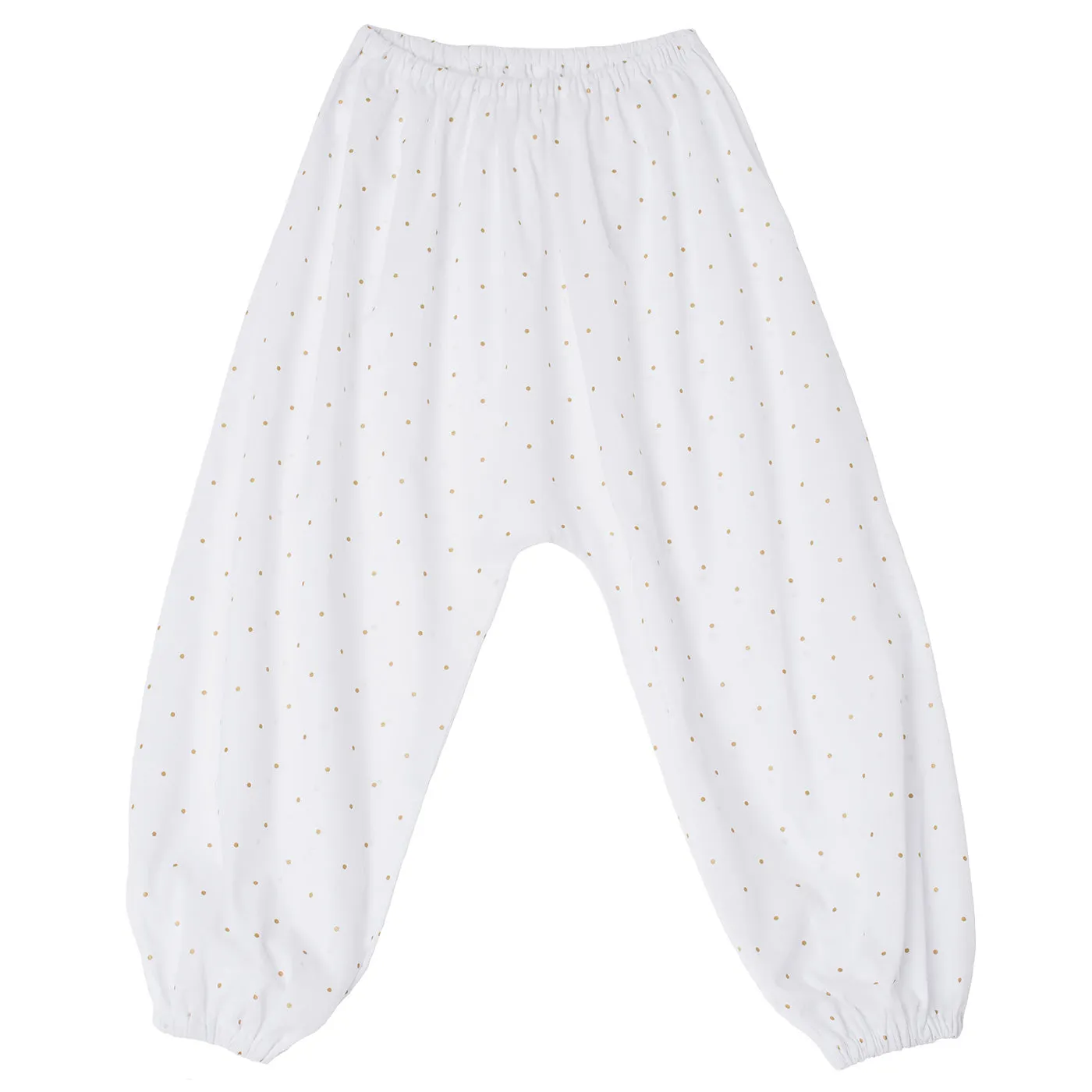 Pants Harem White polka-dots