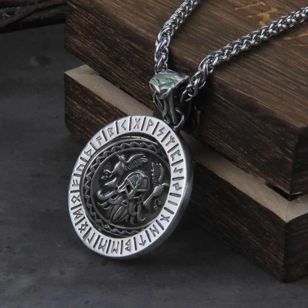 Pendentif en Argent Sterling 925 - La Puissance d'Odin