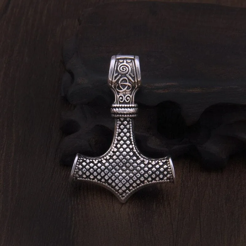 Pendentif en Argent Sterling 925 - Mjolnir