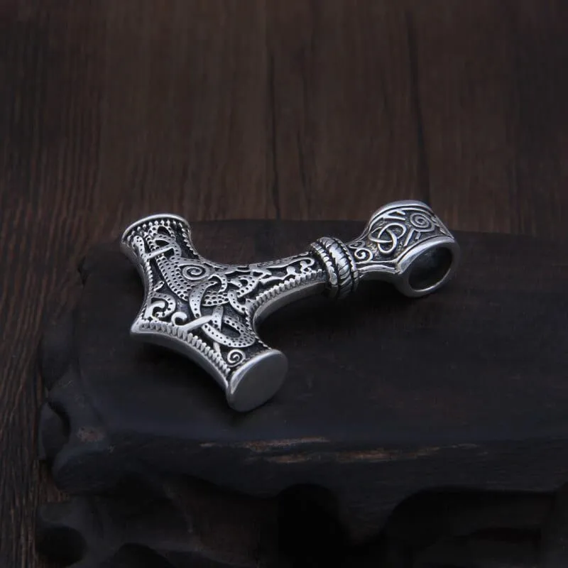 Pendentif en Argent Sterling 925 - Mjolnir