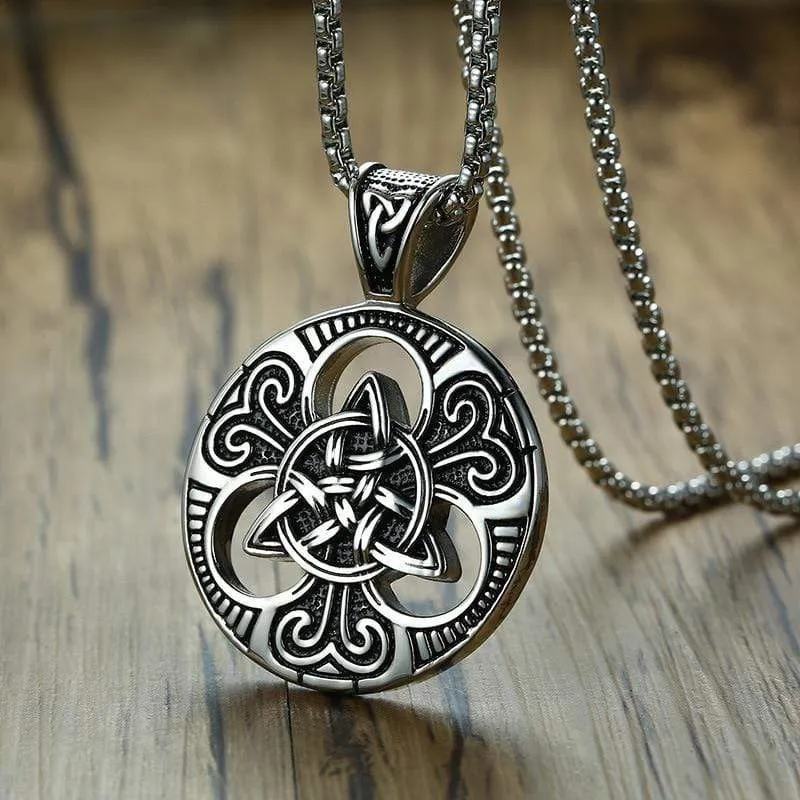 Pendentif Trinity - Acier inoxydable