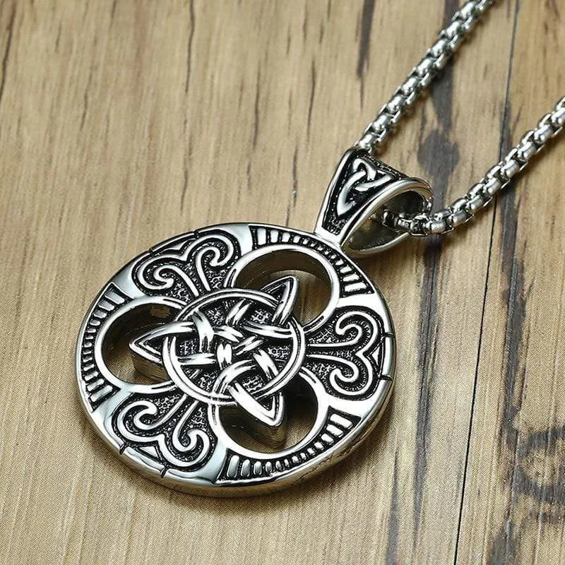 Pendentif Trinity - Acier inoxydable