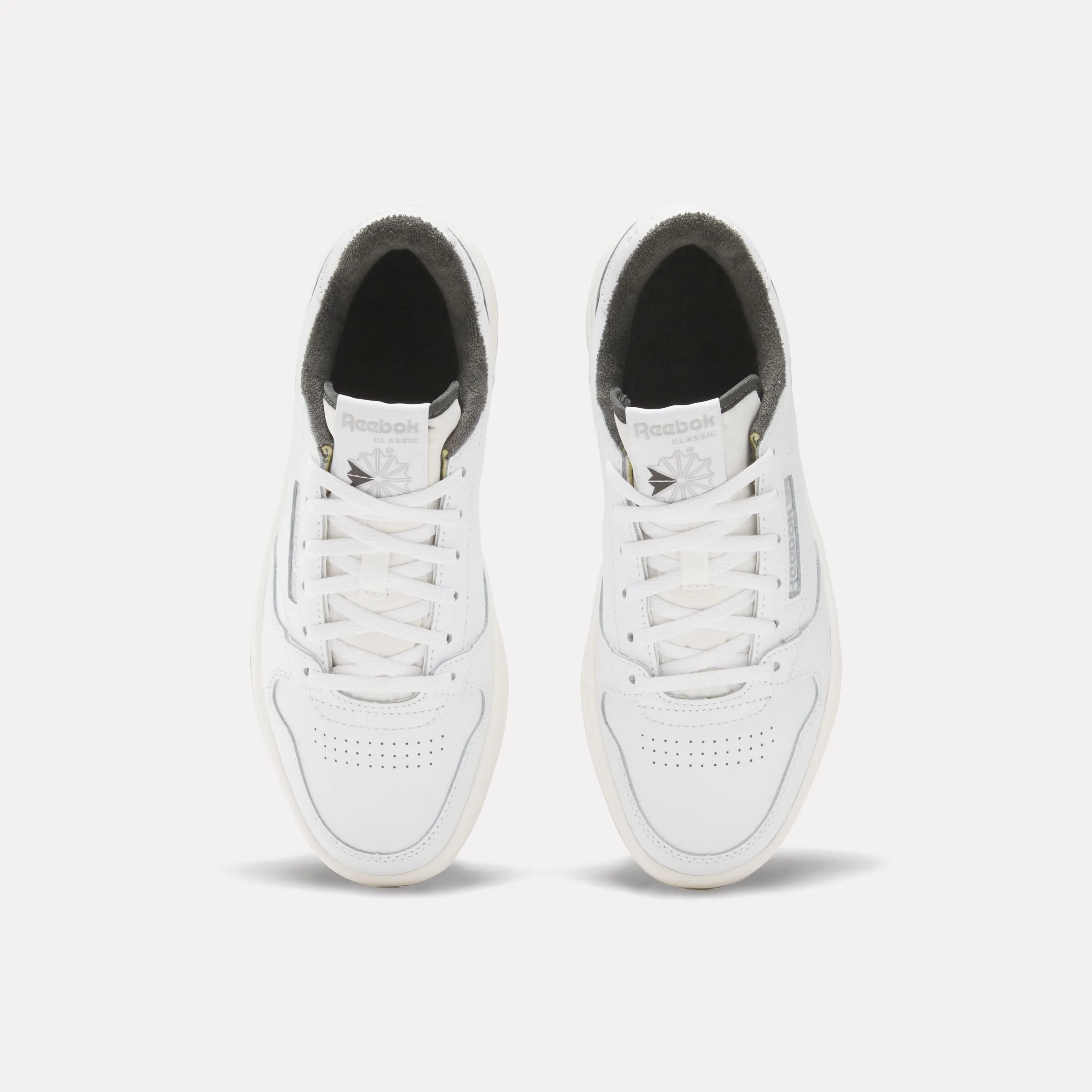 Phase Court Shoes White/White/Grey