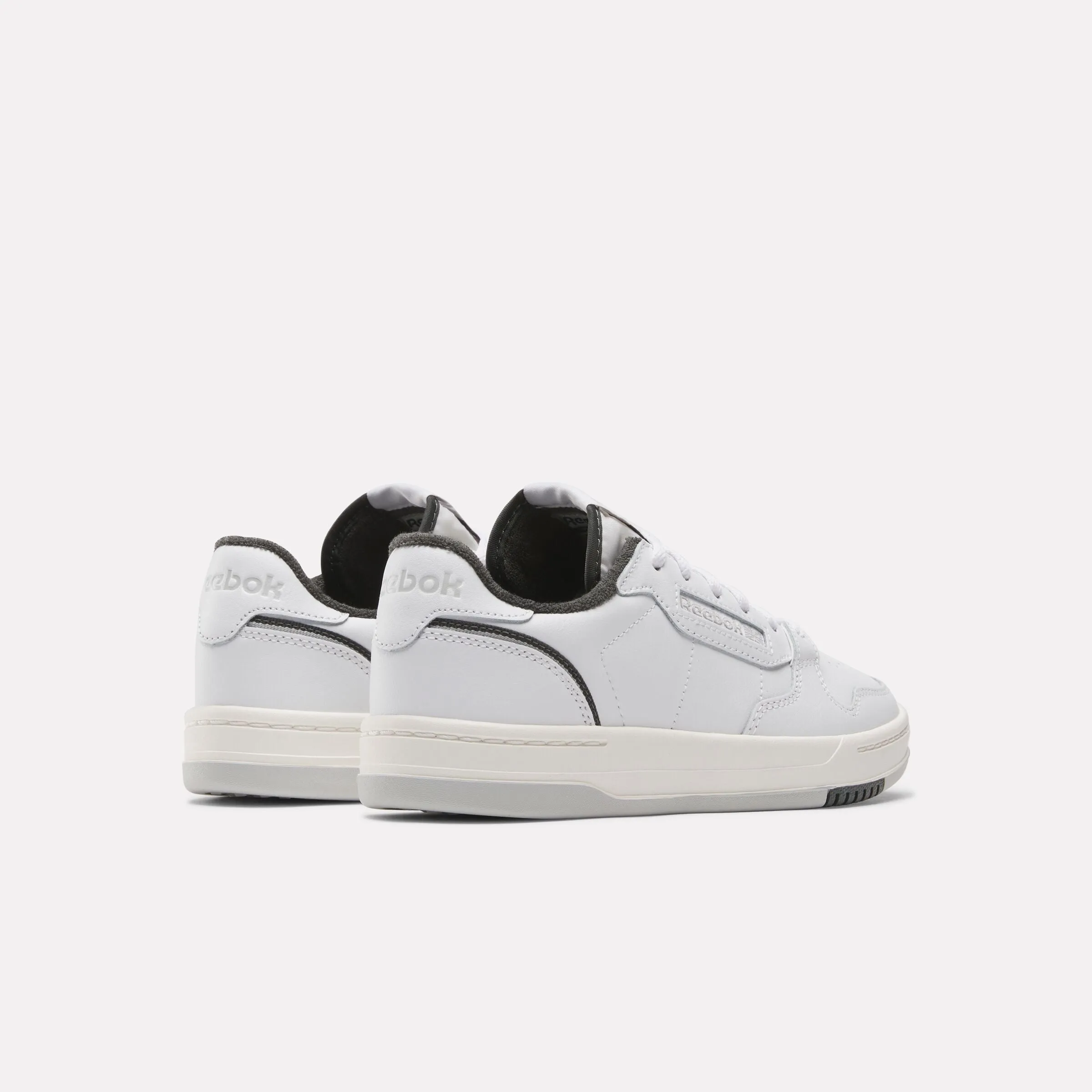 Phase Court Shoes White/White/Grey