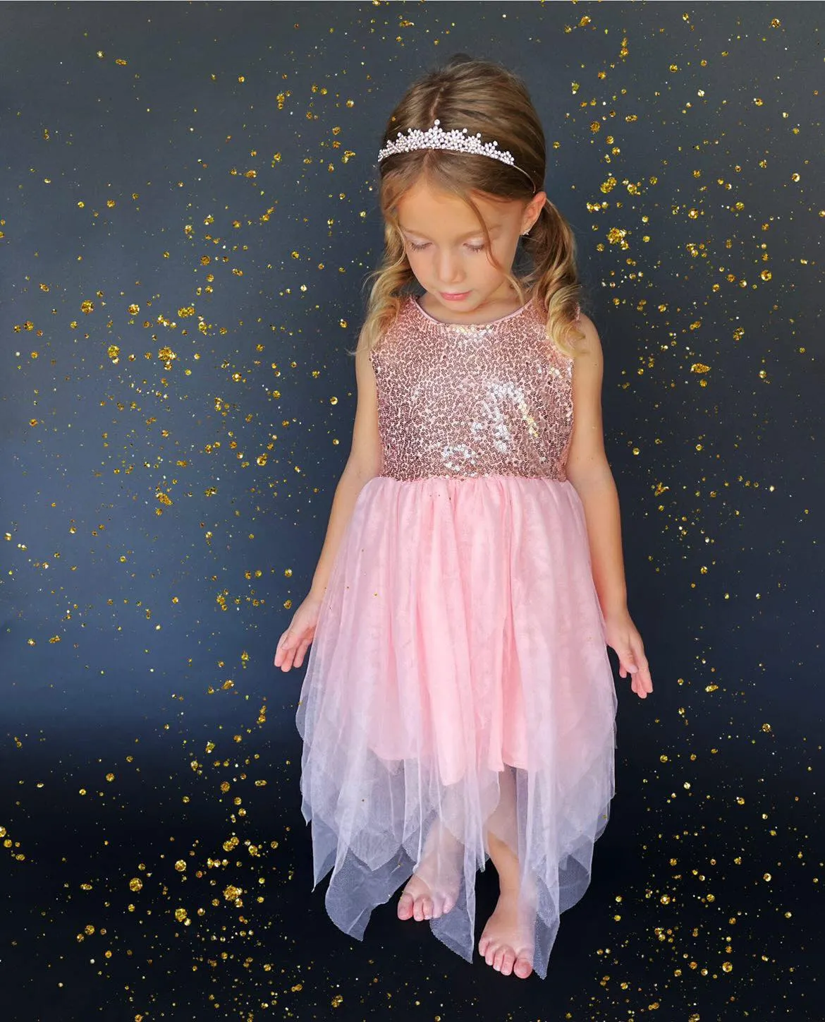 PINK  SPARKLE TUTU DRESS