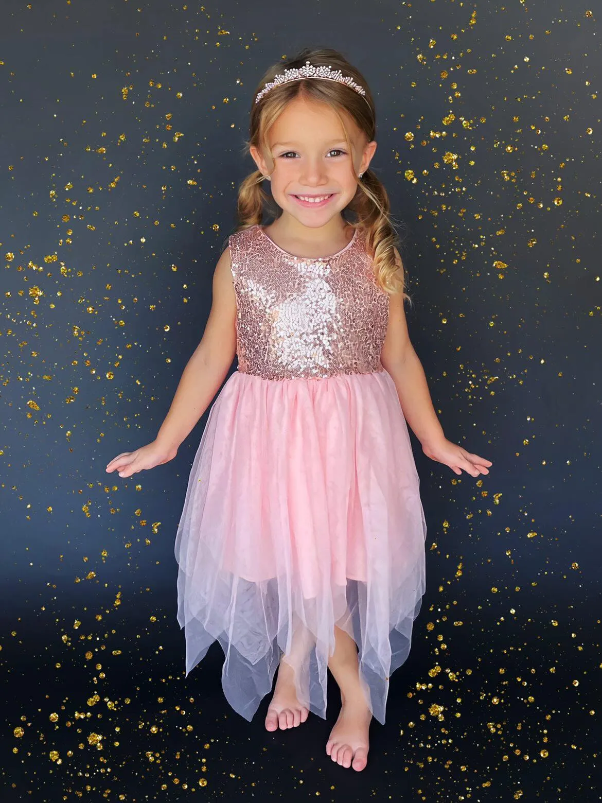 PINK  SPARKLE TUTU DRESS