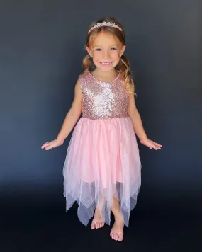 PINK  SPARKLE TUTU DRESS