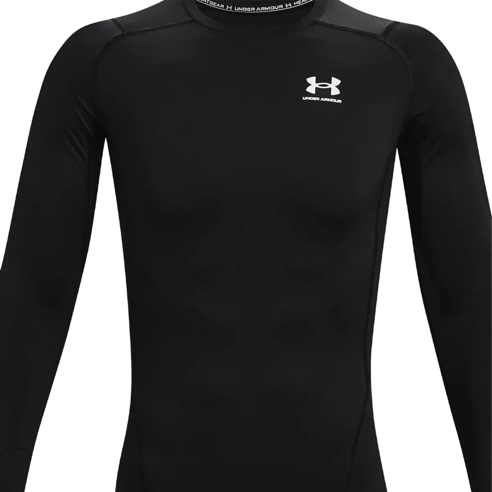 Playera Manga Larga Under Armour para Hombre HG Armour Compression LS Negro