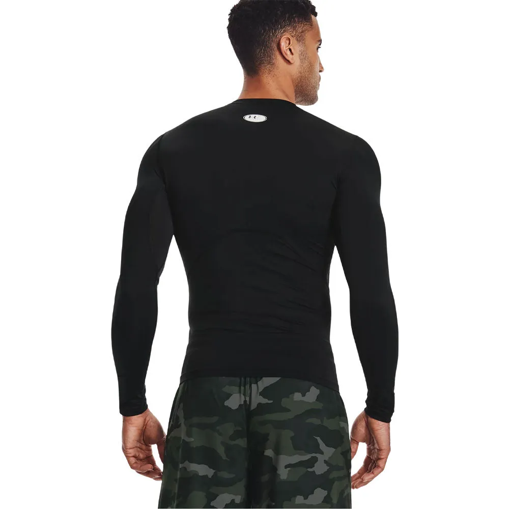 Playera Manga Larga Under Armour para Hombre HG Armour Compression LS Negro