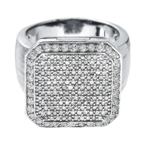 Poison Ring Grande Full Pavé White Gold