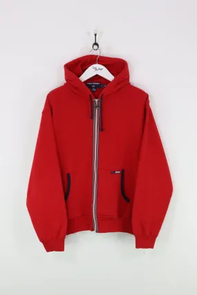 Polo Sport Zip Hoodie Red Large