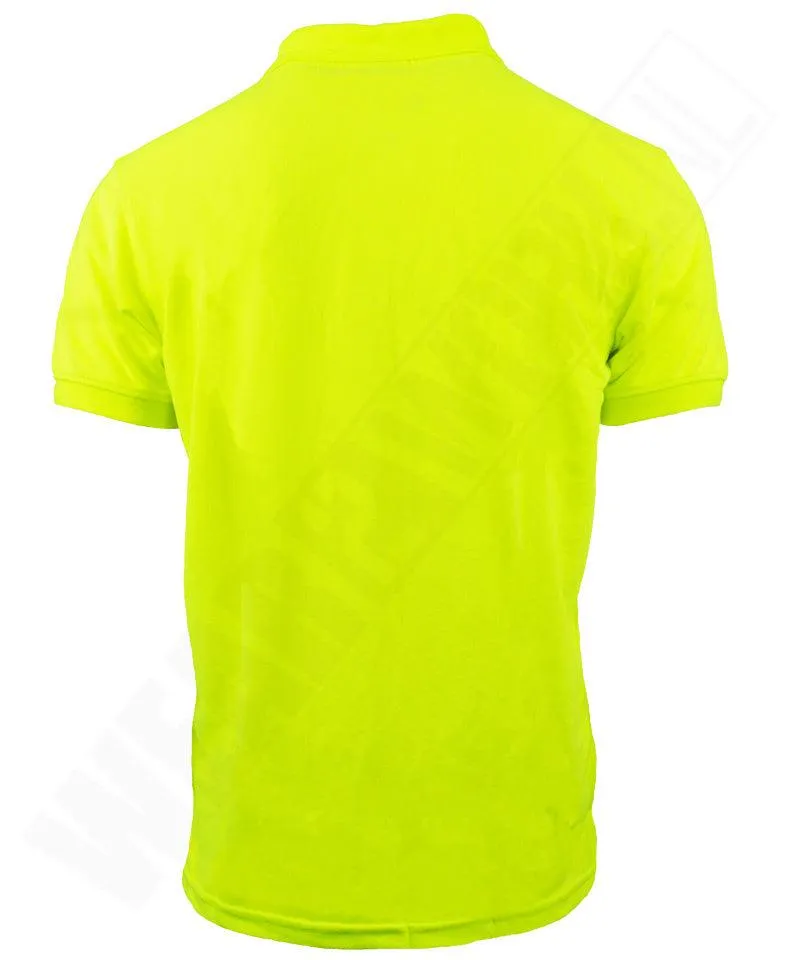 Poloshirt Clique Manhattan Fluor geel