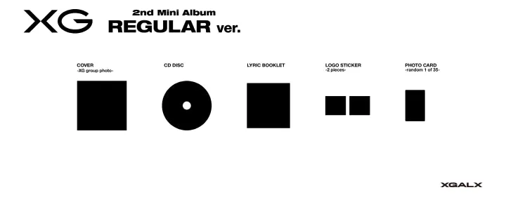 (PRE-ORDER) XG - [XG] 2nd Mini Album REGULAR Version