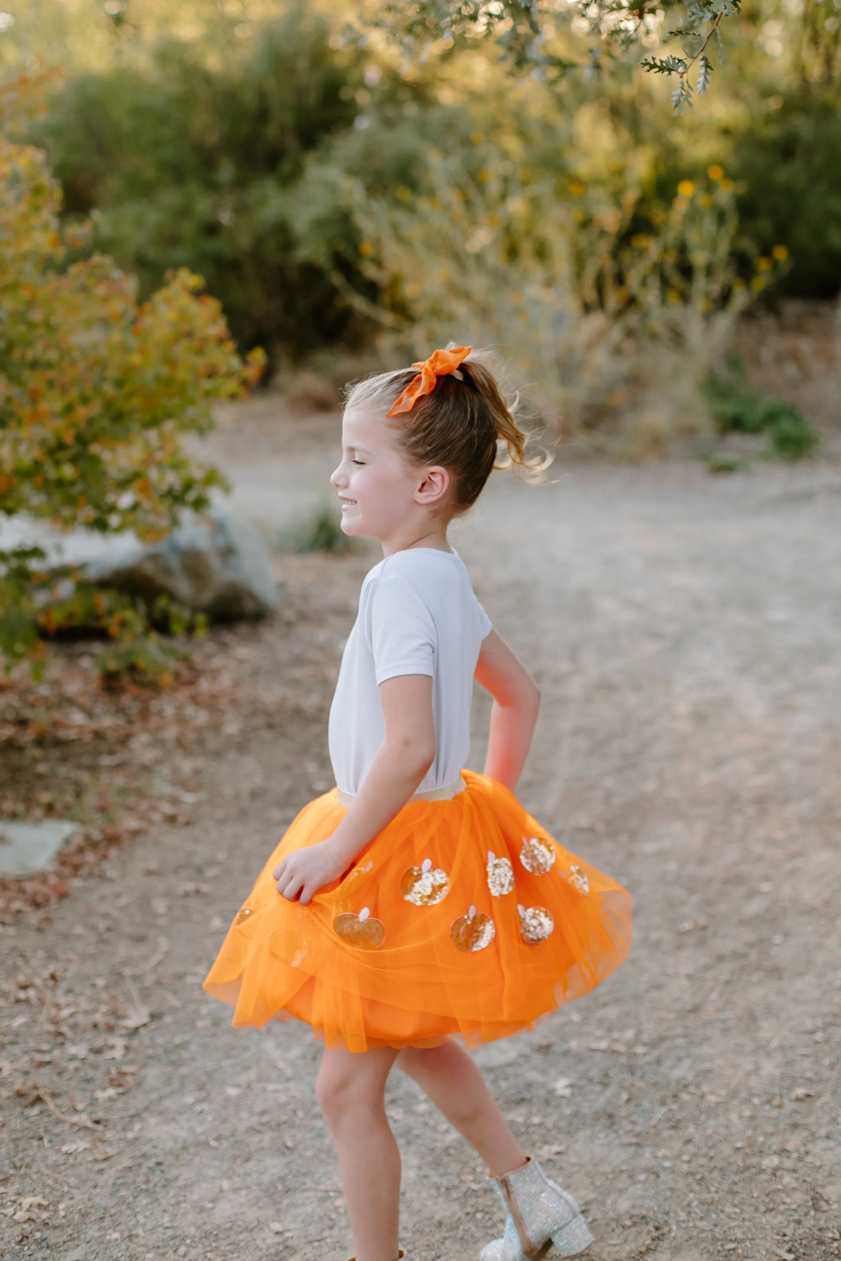 PUMPKIN TUTU SKIRT