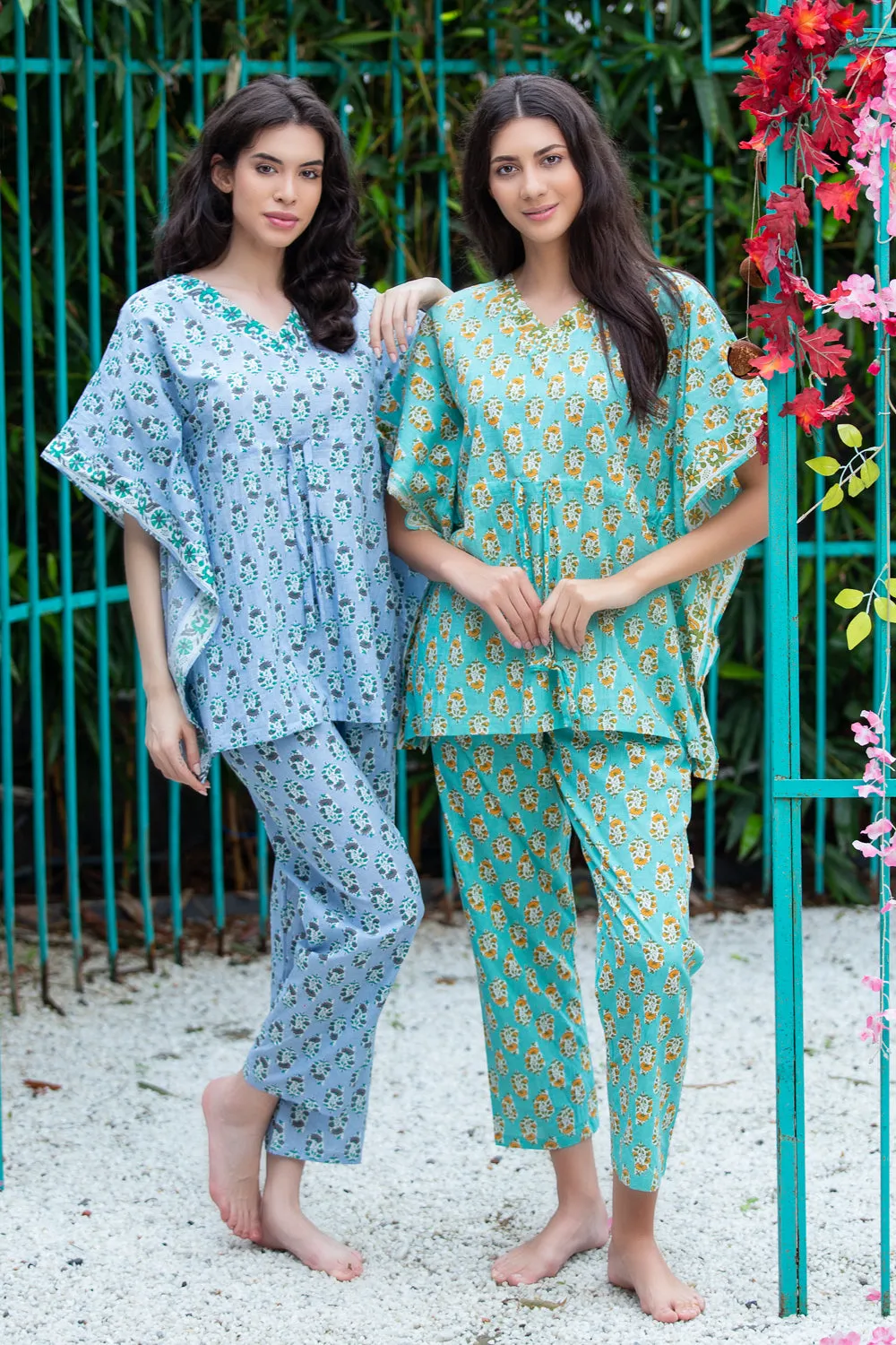 Pure Cotton Kaftan Night suit