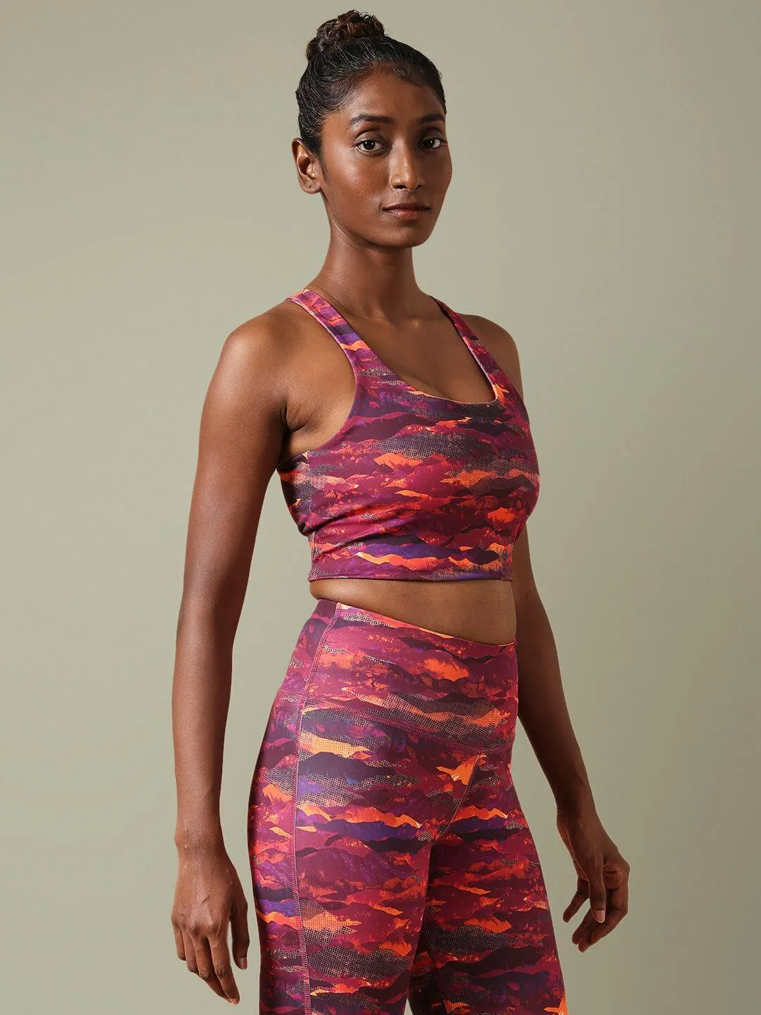 Purple Haze High Impact Action Bra & Luxe Leggings