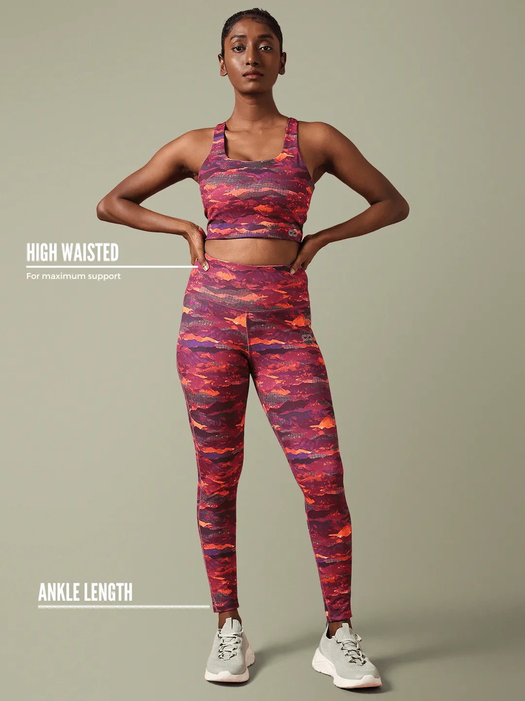 Purple Haze High Impact Action Bra & Luxe Leggings