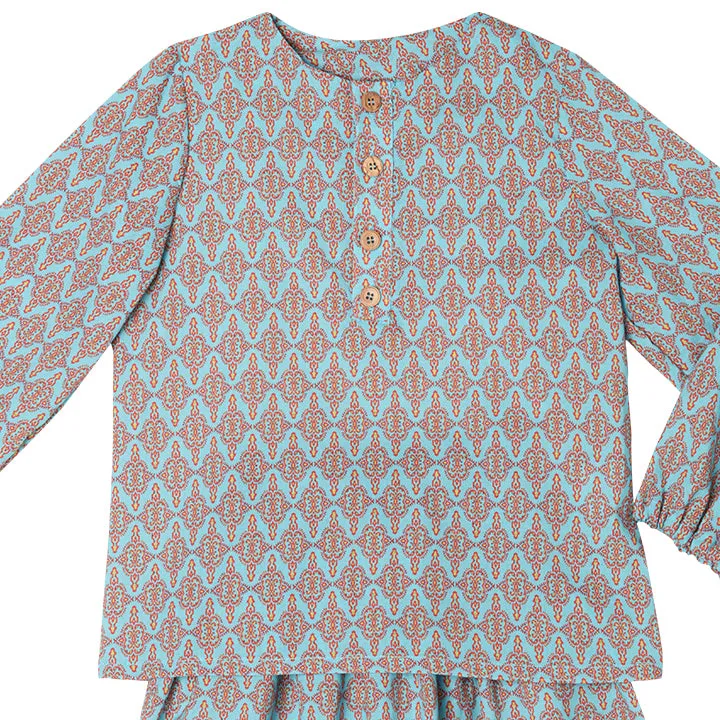 Pyjama CES Azteca blue