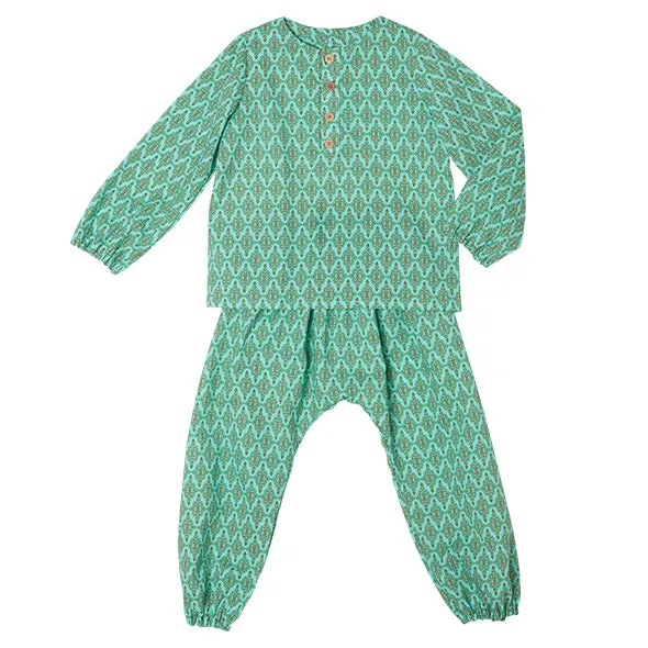 Pyjama CES Azteca green