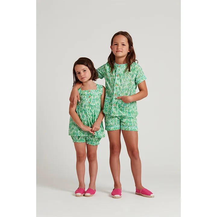 Pyjama GAB Mex green / live blue